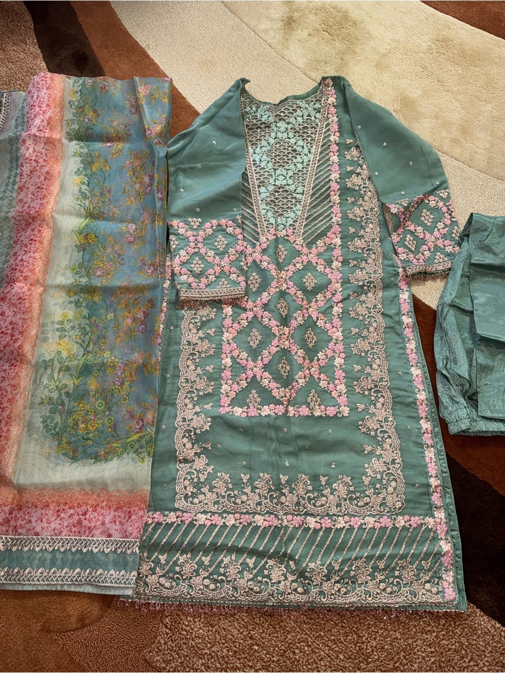 Pakistani Embroidered Outfit